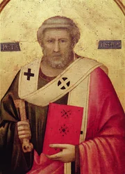 St. Peter, rechte Tafel des Badia-Altarbildes, ca. 1301 (Detail)